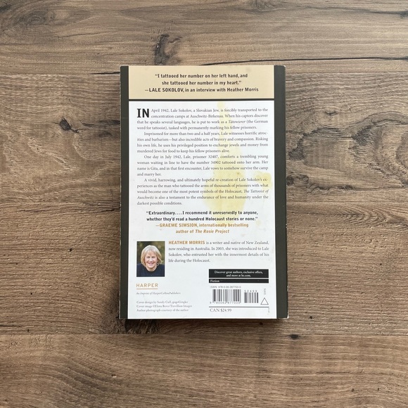 2/$15 • The Tattooist of Auschwitz by Heather Morris - Picture 2 of 4